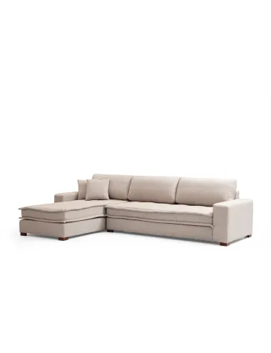 Canapea Tip Coltar Lena Corner (CHL-3R) - Sand Beige  - 5
