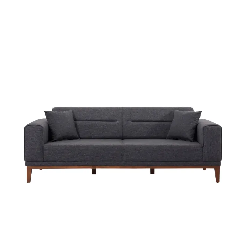 Canapea Tapitata 3 Locuri Liones 33 - Anthracite 223 X 82 X 94  - 3