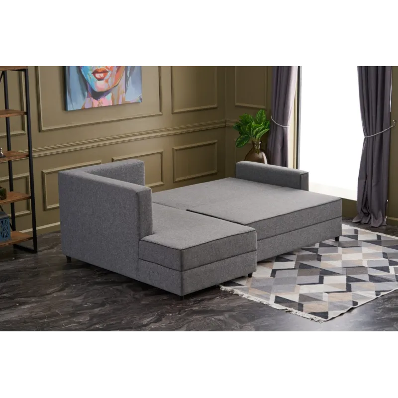 Canapea Tip Coltar Extensibil Ece Left - Grey  - 3