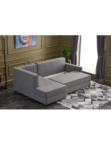 Canapea Tip Coltar Extensibil Ece Left - Grey  - 4