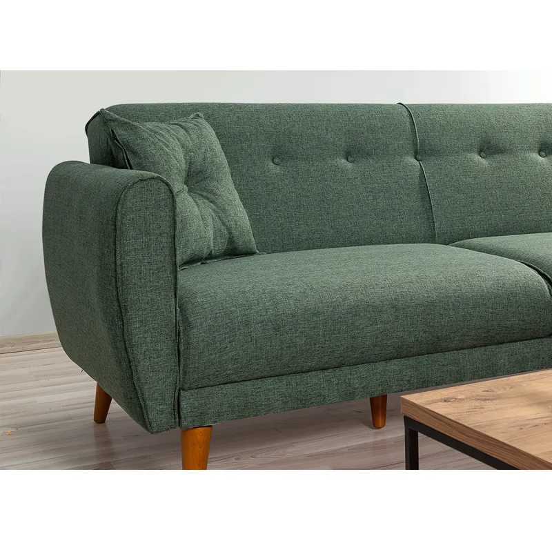 Canapea Tip Coltar Aria Corner - Green  - 3