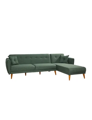 Canapea Tip Coltar Aria Corner - Green  - 4