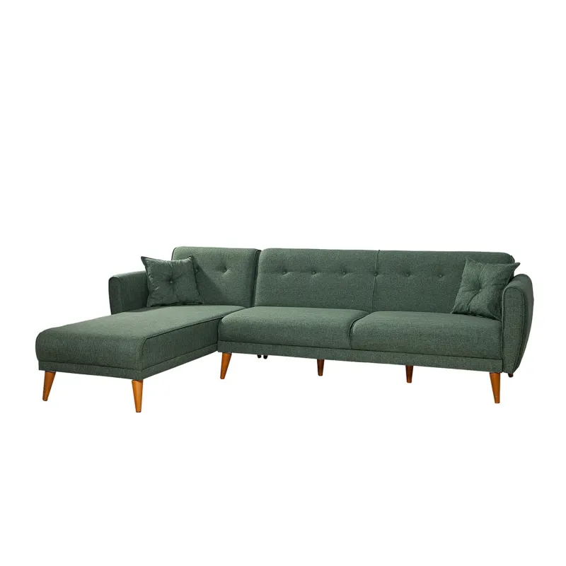 Canapea Tip Coltar Aria Corner - Green  - 5