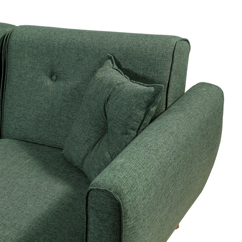 Canapea Tip Coltar Aria Corner - Green  - 6