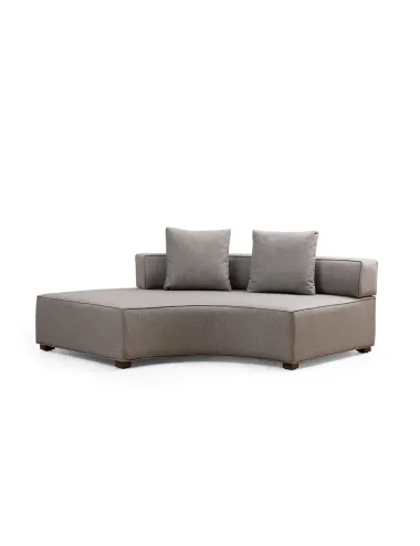 Canapea Tip Coltar Tapitat Modern Gondol-1 (L3-CHL) - Grey  - 4