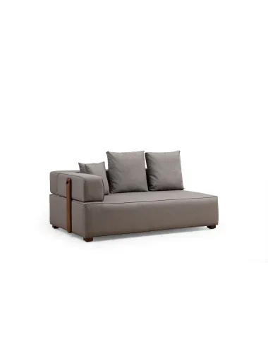 Canapea Tip Coltar Tapitat Modern Gondol-1 (L3-CHL) - Grey  - 5