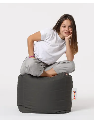 Fotoliu Puf Bean Bag Square Pouf - Fume - 1
