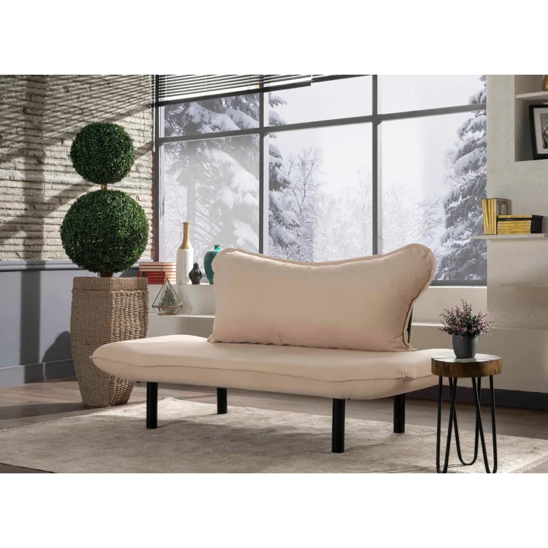 Canapea cu 2 Locuri Chatto - Cream 140 X 70 X 65  - 2