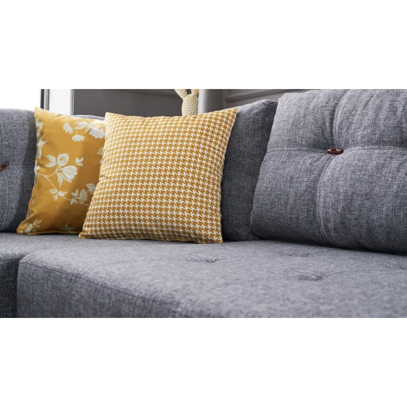Canapea Tip Coltar Manama Corner Sofa Bed Left - Grey  - 4