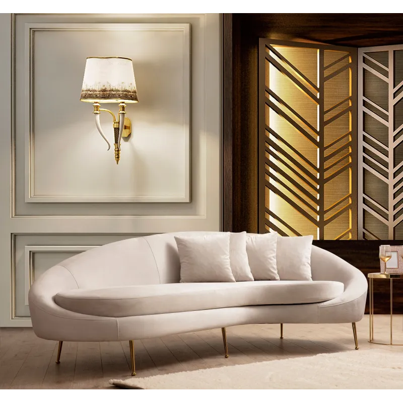 Canapea Moderna cu 3 Locuri Eses Right - Beige 255 X 120 X 85  - 1