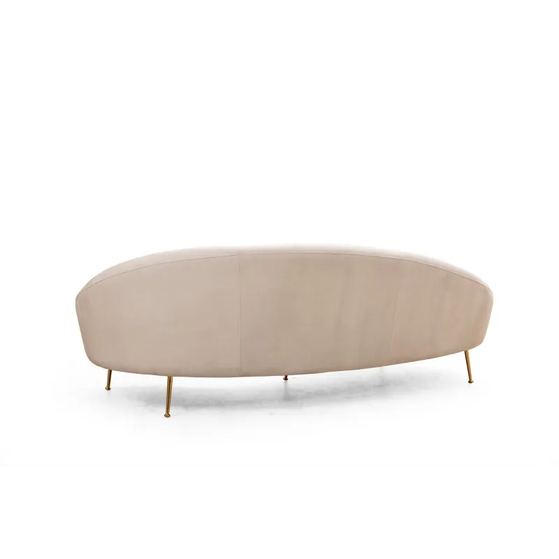 Canapea Moderna cu 3 Locuri Eses Right - Beige 255 X 120 X 85  - 5