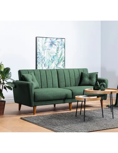 Canapea cu 3 Locuri Aqua - Green 210 X 85 X 82  - 1
