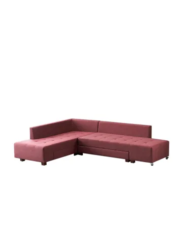 Canapea Tip Coltar Manama Corner Sofa Bed Left - Claret Red  - 4