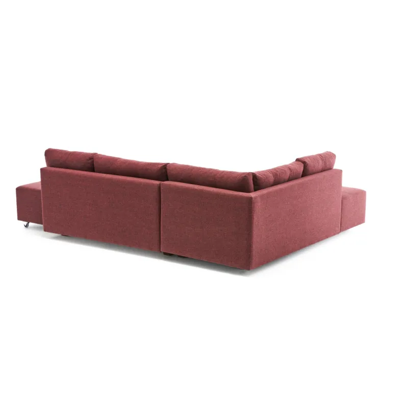 Canapea Tip Coltar Manama Corner Sofa Bed Left - Claret Red  - 6