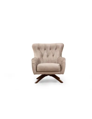 Fotoliu Modern Tapitat Siesta Armchair - Cream - 2