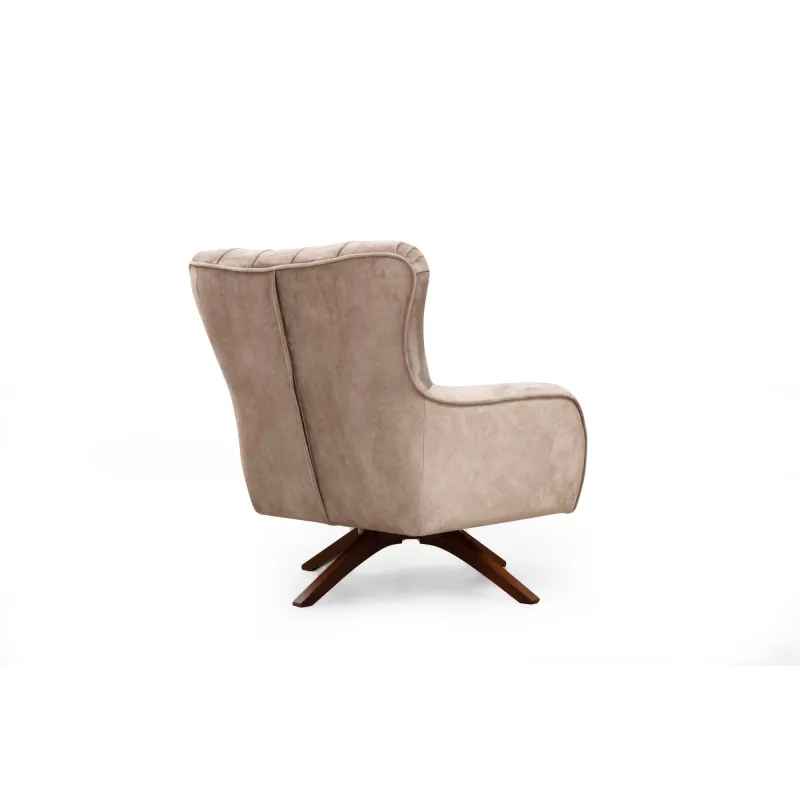 Fotoliu Modern Tapitat Siesta Armchair - Cream  - 4