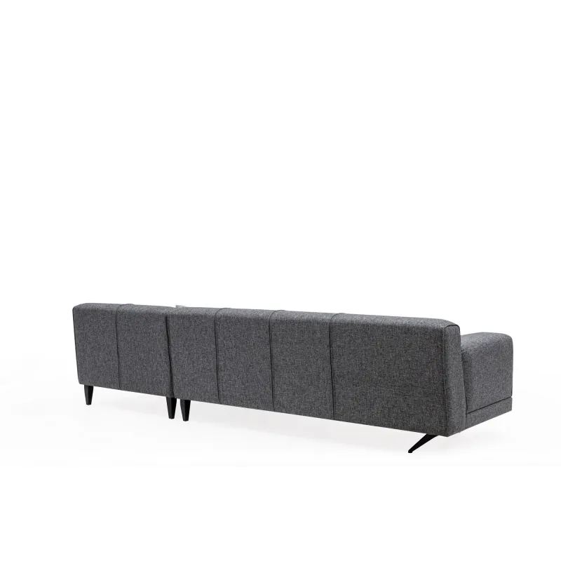Canapea Tip Coltar cu Spatar Mobil Jivago Corner Right (L2-Chl) - Grey  - 2