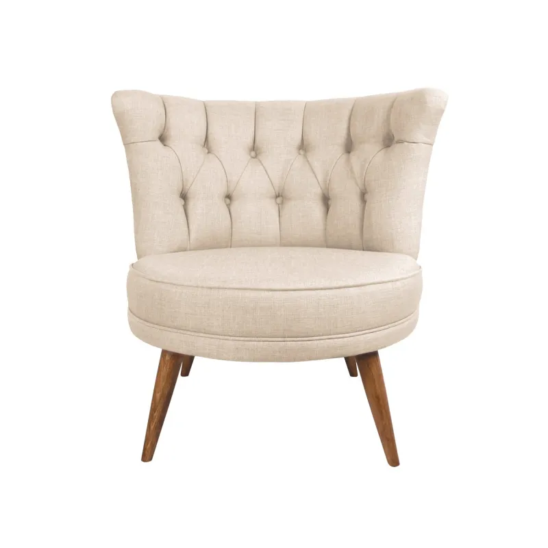 Fotoliu Tapitat Richland - Cream 80 X 77 X 75  - 1