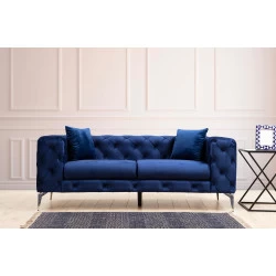 Canapea CHESTERFIELD Como - Navy Blue 2 Locuri 197 X 70 X 90 - 1