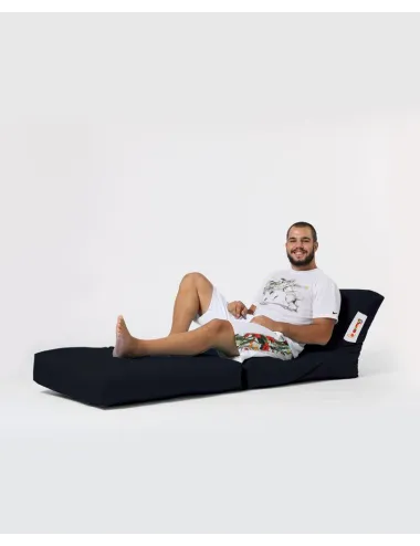 Fotoliu Puf Bean Bag Siesta Sofa Bed Pouf - Black  - 4
