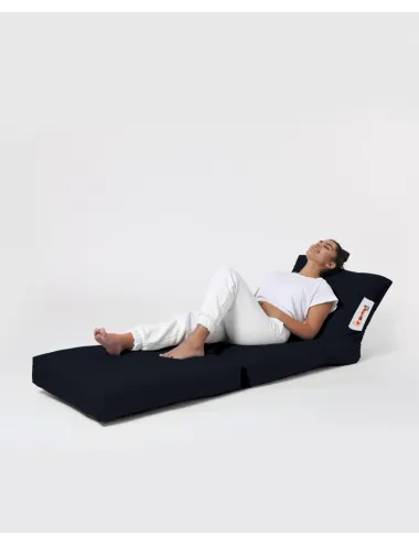 Fotoliu Puf Bean Bag Siesta Sofa Bed Pouf - Black  - 5