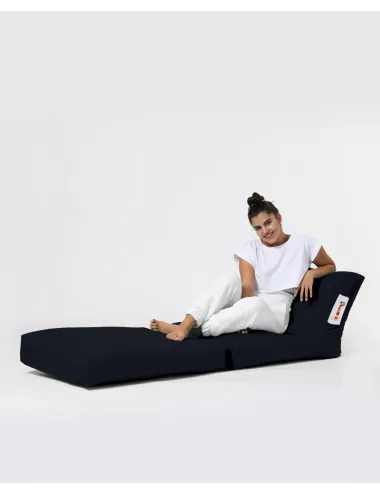 Fotoliu Puf Bean Bag Siesta Sofa Bed Pouf - Black  - 6