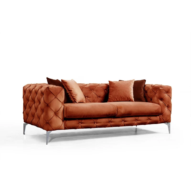 Canapea CHESTERFIELD Como - Orange cu 2 Locuri 197