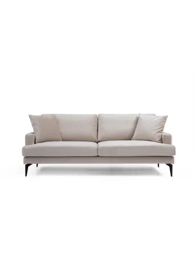 Canapea cu 3 Locuri Papira 3 Seater - Beige 205 X 90 X 88 - 2
