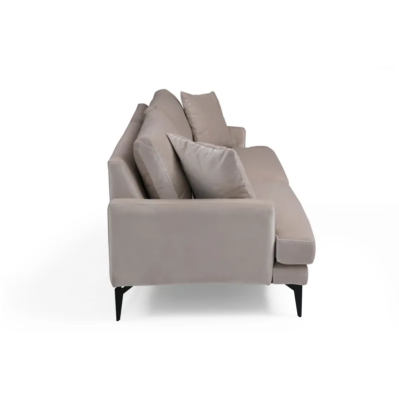 Canapea cu 3 Locuri Papira 3 Seater - Beige 205 X 90 X 88  - 6