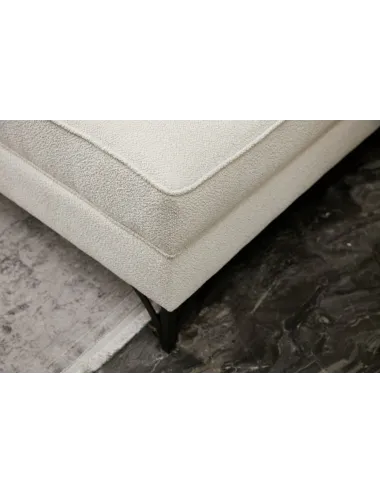 Canapea Tip Coltar Tapitat Berlin Left - Cream, Black 258 X 83 X 181  - 6