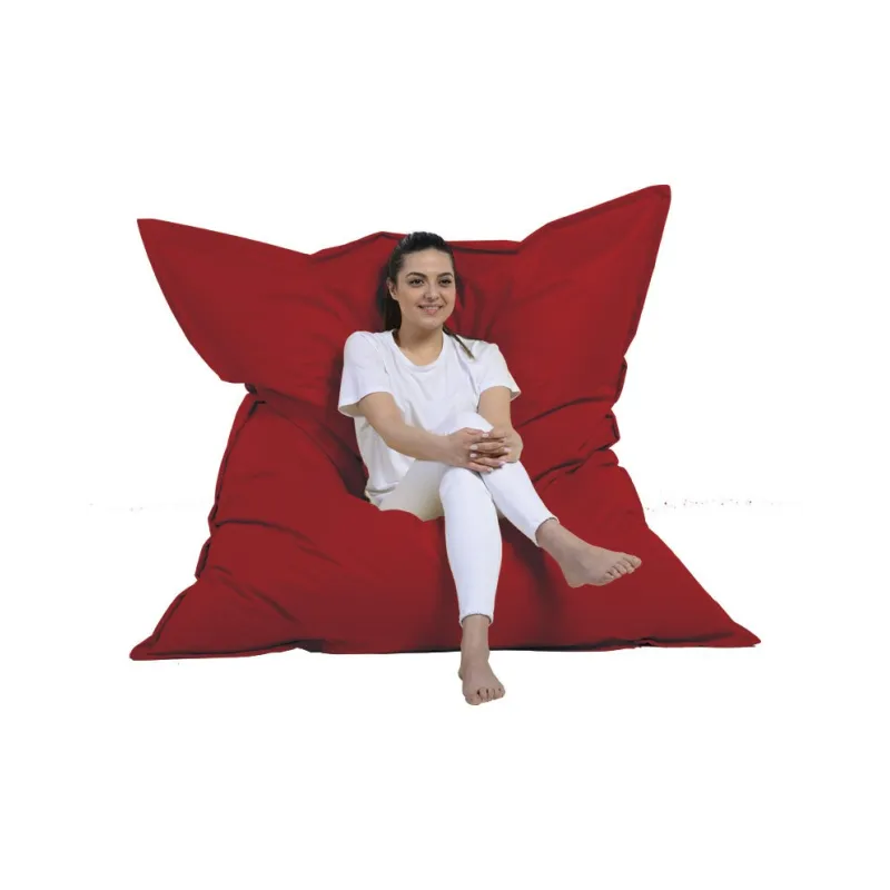 Fotoliu Puf Bean Bag Giant Cushion 140x180 - Red  - 1