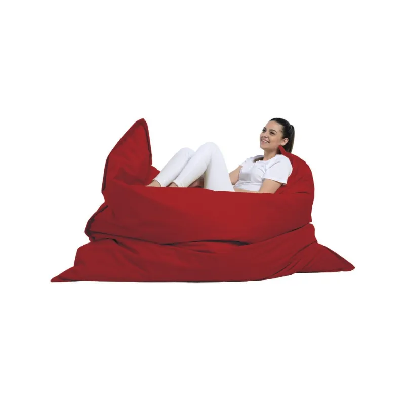 Fotoliu Puf Bean Bag Giant Cushion 140x180 - Red  - 4