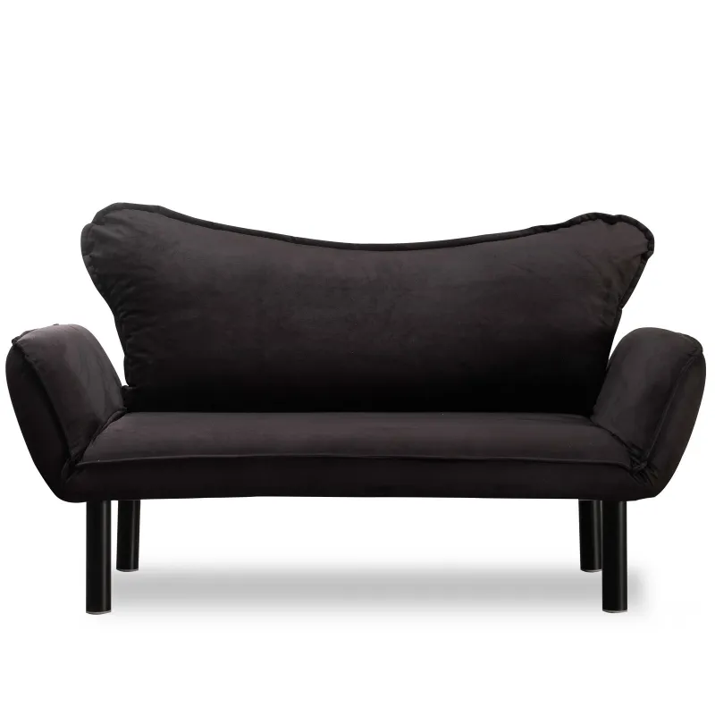 Canapea cu 2 Locuri Chatto - Black 140 X 70 X 65  - 3