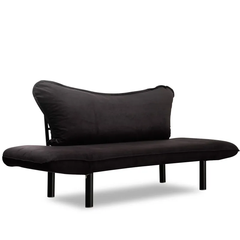 Canapea cu 2 Locuri Chatto - Black 140 X 70 X 65  - 5