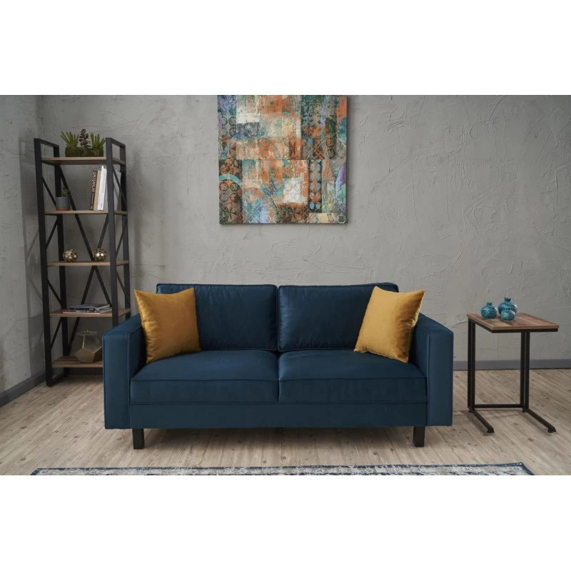 Canapea cu 2 Locuri Kale Velvet - Oil Green 180 X 83 X 91  - 1