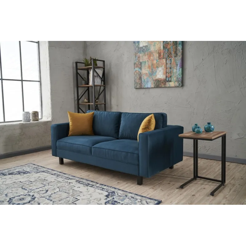 Canapea cu 2 Locuri Kale Velvet - Oil Green 180 X 83 X 91  - 3
