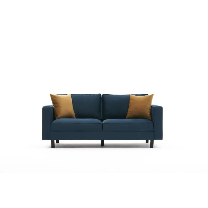 Canapea cu 2 Locuri Kale Velvet - Oil Green 180 X 83 X 91  - 6