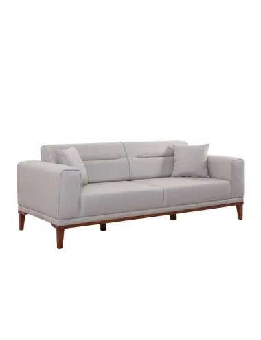 Canapea Tapitata cu 3 Locuri Lionesi - Cream 223 X 82 X 94  - 3