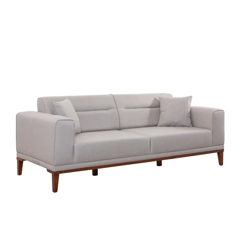 Canapea Tapitata cu 3 Locuri Lionesi - Cream 223 X 82 X 94  - 3