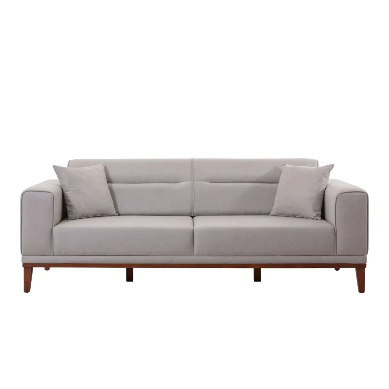 Canapea Tapitata cu 3 Locuri Lionesi - Cream 223 X 82 X 94  - 4