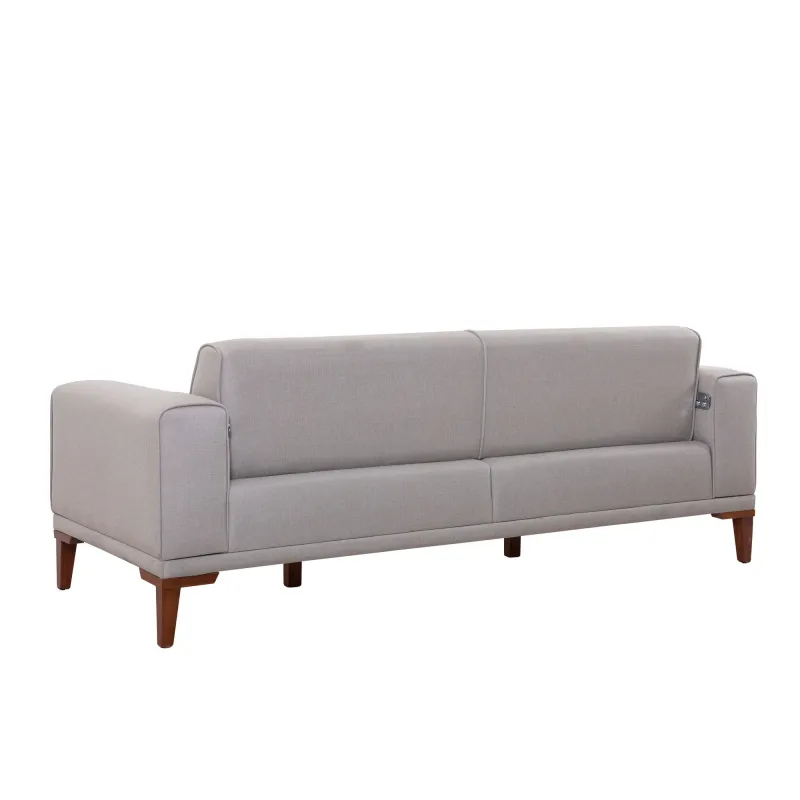 Canapea Tapitata cu 3 Locuri Lionesi - Cream 223 X 82 X 94  - 6
