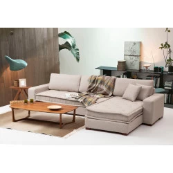 Canapea Tip Coltar Lena Corner (L3-CHL) - Sand Beige - 1