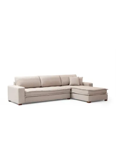 Canapea Tip Coltar Lena Corner (L3-CHL) - Sand Beige  - 6