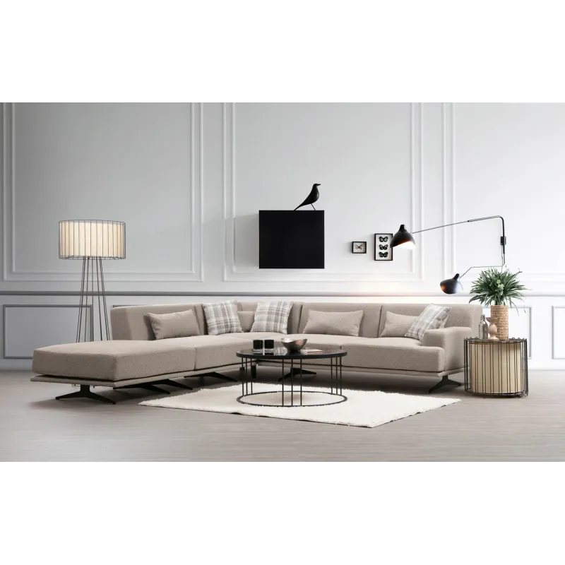 Canapea Tip Coltar Bentley Corner (PUF-O1-C-3R) 302 X 80 X 302  - 2