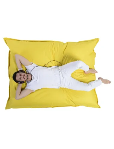 Fotoliu Puf Bean Bag Giant Cushion 140x180 - Yellow - 2