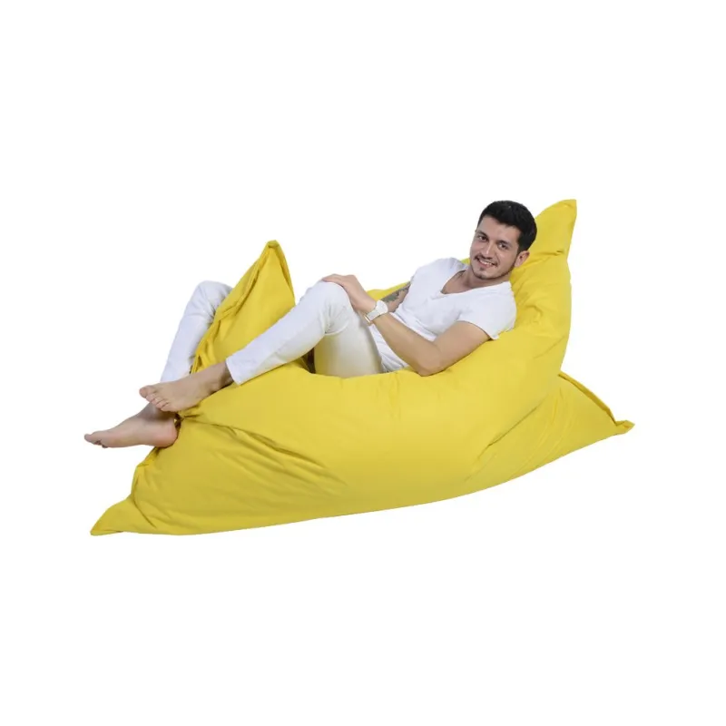 Fotoliu Puf Bean Bag Giant Cushion 140x180 - Yellow  - 3