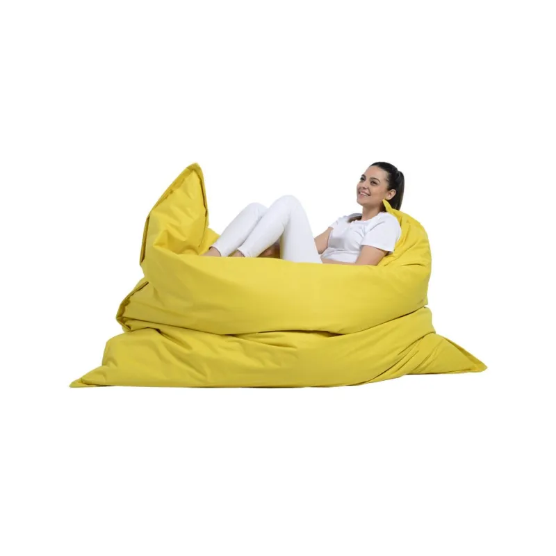 Fotoliu Puf Bean Bag Giant Cushion 140x180 - Yellow  - 4