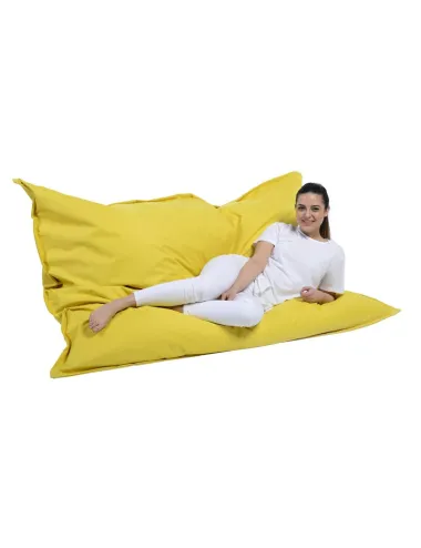Fotoliu Puf Bean Bag Giant Cushion 140x180 - Yellow  - 5