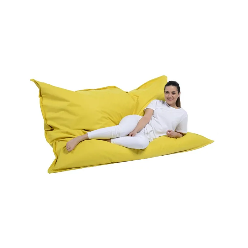 Fotoliu Puf Bean Bag Giant Cushion 140x180 - Yellow  - 5