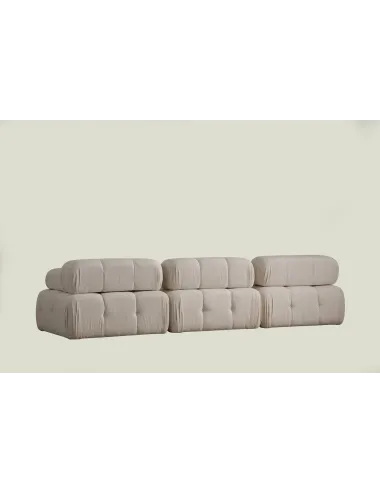 Canapea cu 3 Locuri Doblo 3 Seater ( L1-O1-1R) - Cream Bouclette  - 6